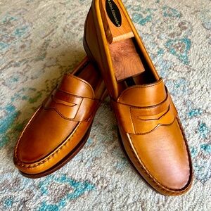 SOLD Luxe $400 Allen Edmonds Leather Loafers Sz 10.5